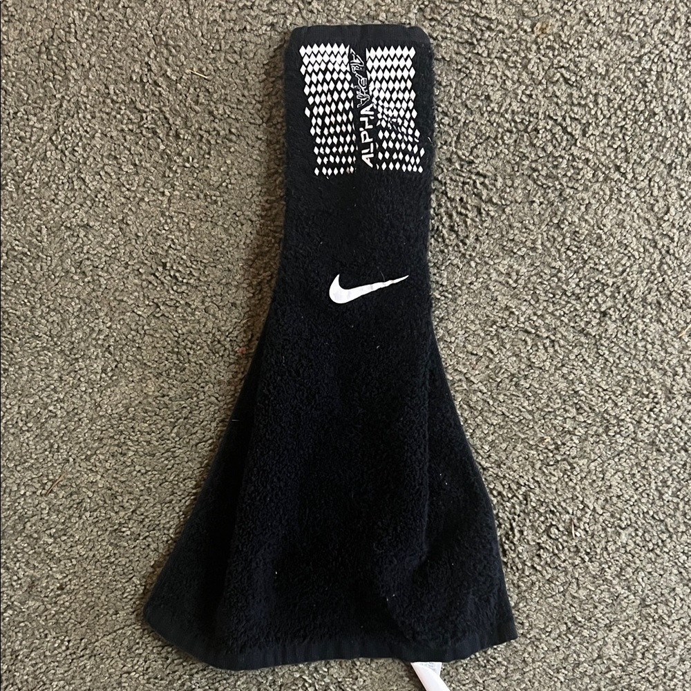 Nike Alpha Black and White Football towel